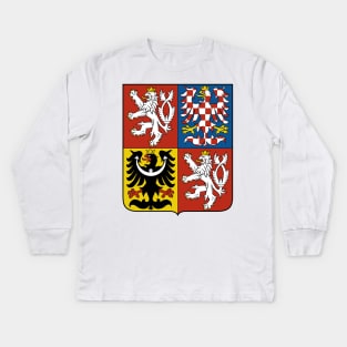 Coat of arms of the Czech Republic Kids Long Sleeve T-Shirt